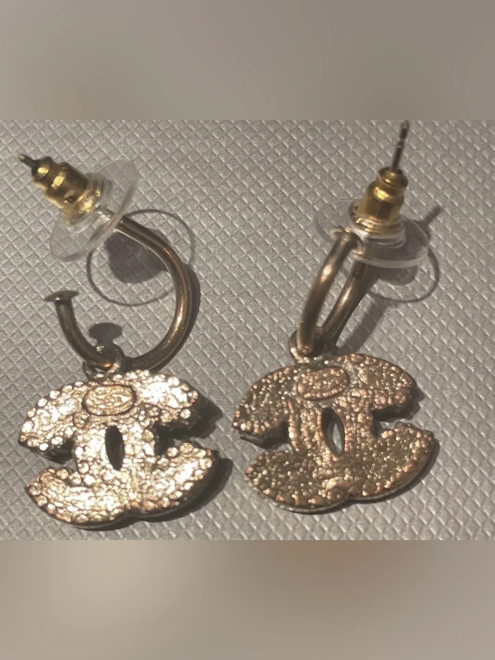 CHANEL gold tone